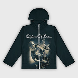 Ветровка с капюшоном женская Children of Bodom 4, цвет: 3D-белый