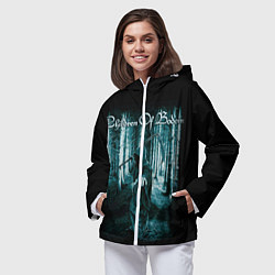 Ветровка с капюшоном женская Children of Bodom 14, цвет: 3D-белый — фото 2