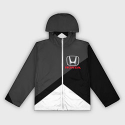 Ветровка с капюшоном женская HONDA, цвет: 3D-белый