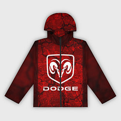Ветровка с капюшоном женская DODGE, цвет: 3D-черный