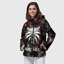 Ветровка с капюшоном женская The Witcher, цвет: 3D-черный — фото 2