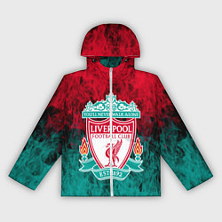 Ветровка с капюшоном женская LIVERPOOL, цвет: 3D-белый