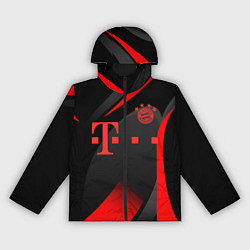 Ветровка с капюшоном женская FC Bayern Munchen, цвет: 3D-черный