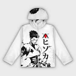 Ветровка с капюшоном женская Hunter x Hunter, Hisoka, цвет: 3D-белый