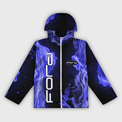 Ветровка с капюшоном женская FORD, цвет: 3D-белый