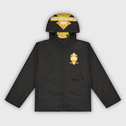 Ветровка с капюшоном женская Hufflepuff, цвет: 3D-черный