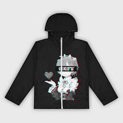 Ветровка с капюшоном женская Re:Zero, цвет: 3D-белый