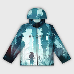 Ветровка с капюшоном женская Ghost of Tsushima, цвет: 3D-черный