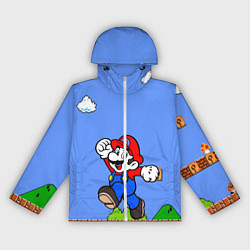 Ветровка с капюшоном женская Mario, цвет: 3D-белый