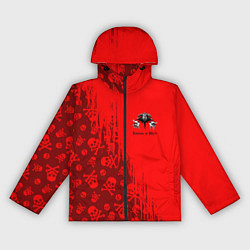 Ветровка с капюшоном женская КОРОЛЬ И ШУТ, цвет: 3D-черный