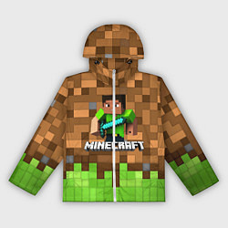 Женская ветровка Minecraft logo heroes