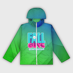 Ветровка с капюшоном женская FALL GUYS, цвет: 3D-белый