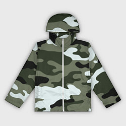 Ветровка с капюшоном женская Camouflage 2, цвет: 3D-белый