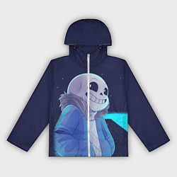 Ветровка с капюшоном женская UNDERTALE, цвет: 3D-белый