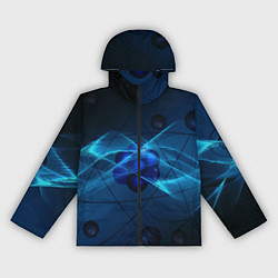Ветровка с капюшоном женская Атом, цвет: 3D-черный