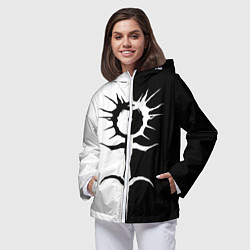 Ветровка с капюшоном женская GHOSTEMANE, цвет: 3D-белый — фото 2