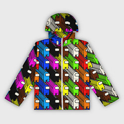 Ветровка с капюшоном женская AMONG US, цвет: 3D-белый