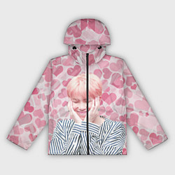 Ветровка с капюшоном женская BTS, цвет: 3D-черный