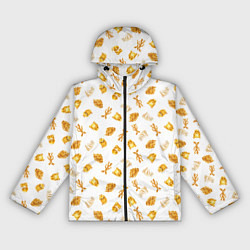 Ветровка с капюшоном женская Baked Goods Kowalski Pattern, цвет: 3D-черный