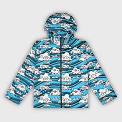 Ветровка с капюшоном женская КИМОНО ТАНДЖИРО, цвет: 3D-черный