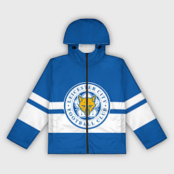 Ветровка с капюшоном женская LEICESTER CITY, цвет: 3D-черный