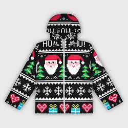 Ветровка с капюшоном женская Ho! Ho! Ho!, цвет: 3D-белый