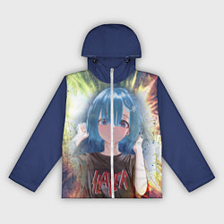 Ветровка с капюшоном женская Rem Slayer, цвет: 3D-белый