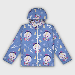 Ветровка с капюшоном женская Genshin Impact, цвет: 3D-белый