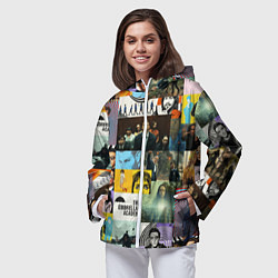 Ветровка с капюшоном женская АКАДЕМИЯ АМБРЕЛЛА, цвет: 3D-белый — фото 2