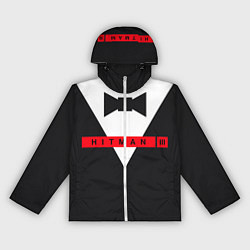 Ветровка с капюшоном женская Hitman III, цвет: 3D-белый