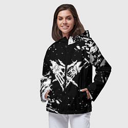 Ветровка с капюшоном женская Velial Squad, цвет: 3D-черный — фото 2
