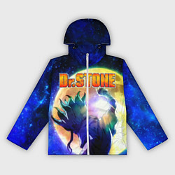 Ветровка с капюшоном женская Доктор Стоун, цвет: 3D-белый