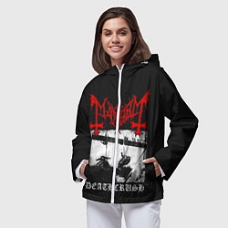 Ветровка с капюшоном женская Mayhem, цвет: 3D-белый — фото 2