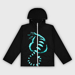 Ветровка с капюшоном женская ВОЛШЕБНЫЙ КОТ, цвет: 3D-белый