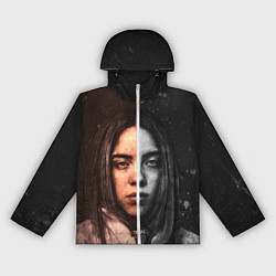 Ветровка с капюшоном женская Билли Айлиш, цвет: 3D-белый