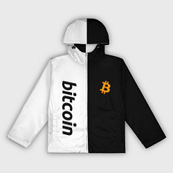 Ветровка с капюшоном женская БИТКОИН BITCOIN Z, цвет: 3D-белый