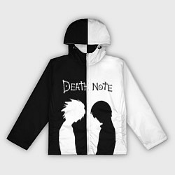 Ветровка с капюшоном женская ТЕТРАДЬ СМЕРТИ, цвет: 3D-белый