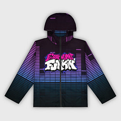Ветровка с капюшоном женская Friday Night Funkin, цвет: 3D-черный