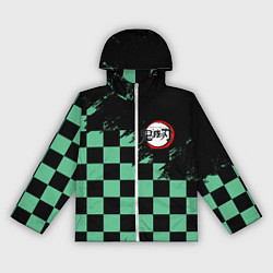 Ветровка с капюшоном женская TANJIRO KAMADO ТАНДЖИРО, цвет: 3D-белый