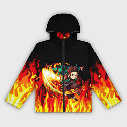 Ветровка с капюшоном женская ТАНДЖИРО, цвет: 3D-черный