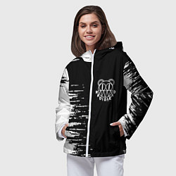 Ветровка с капюшоном женская Radiohead, цвет: 3D-белый — фото 2