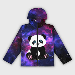 Ветровка с капюшоном женская Space Panda, цвет: 3D-черный