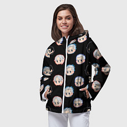 Ветровка с капюшоном женская DMC Pattern, цвет: 3D-белый — фото 2