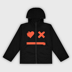 Ветровка с капюшоном женская Smile Love Death and Robots, цвет: 3D-черный