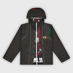 Ветровка с капюшоном женская Куртка Cyberpunk 2077, цвет: 3D-белый