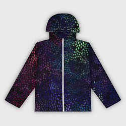 Ветровка с капюшоном женская Настроение узоры, цвет: 3D-белый