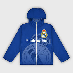 Ветровка с капюшоном женская REAL MADRID РЕАЛ МАДРИД, цвет: 3D-белый