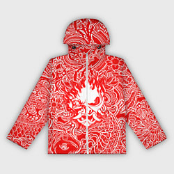 Ветровка с капюшоном женская Samurai, цвет: 3D-белый