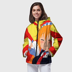 Ветровка с капюшоном женская Тору, цвет: 3D-черный — фото 2