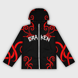 Ветровка с капюшоном женская КЭН РЮГУДЗИ ДРАКЕН, цвет: 3D-белый